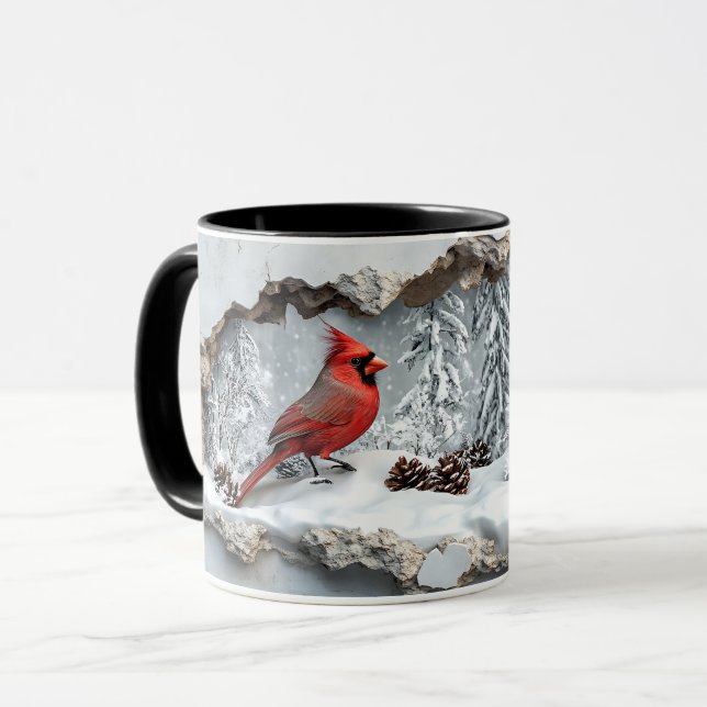 Taza Christmas Cardinal Mug (Anverso izquierdo)