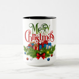 Taza Christmas Mug | Festive Holiday Coffee Cup by Kali