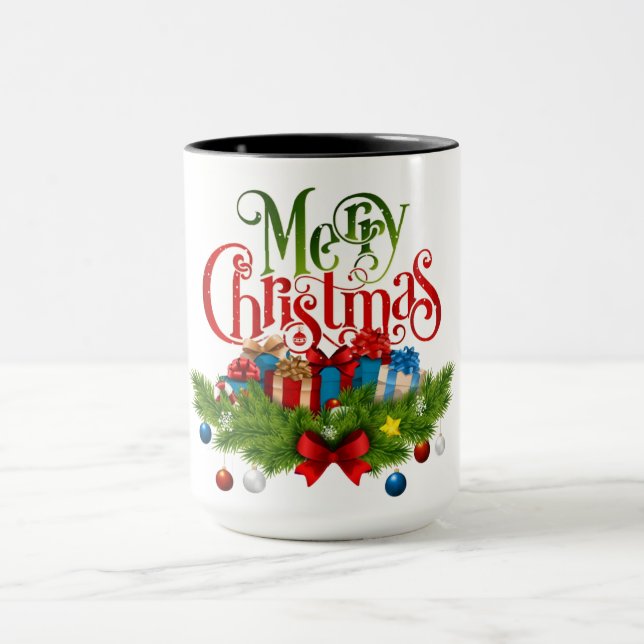 Taza Christmas Mug | Festive Holiday Coffee Cup by Kali (Centro)