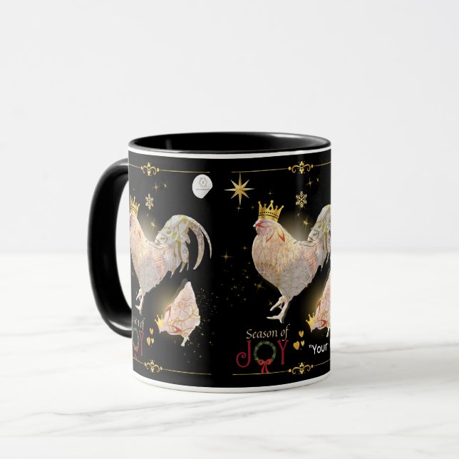 Taza Christmas Theme Luxury Print Boganhues  (Anverso izquierdo)