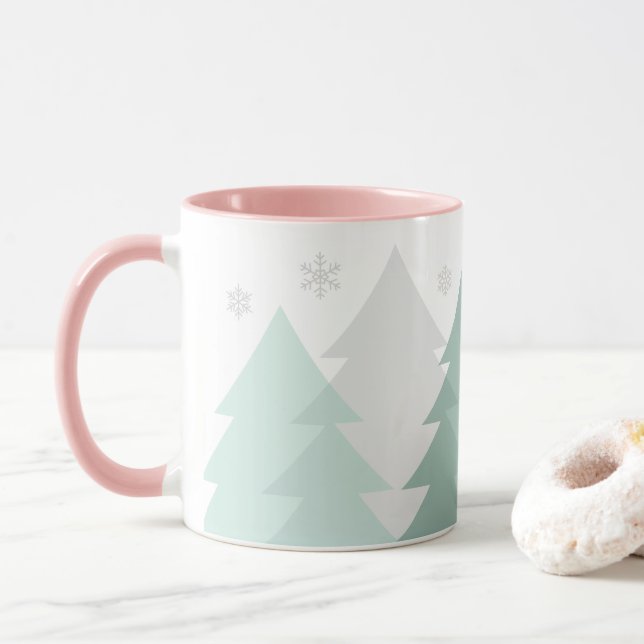 Taza Christmas Woodlands Coffee Mug (Con donut)