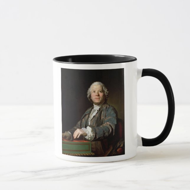 Taza Christoph Willibald Gluck en el spinet, 1775 (Derecha)