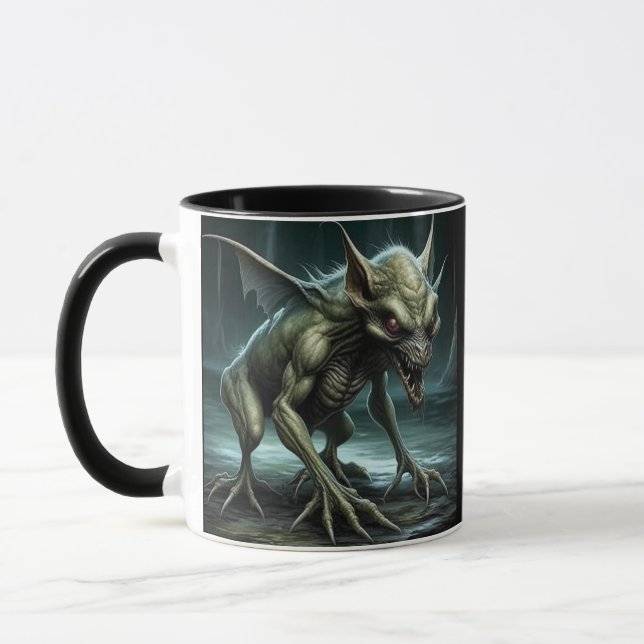 Taza Chupacabra - Monstruos criptográficos o animales (Izquierda)