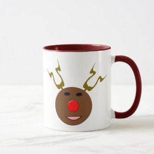 Taza CiberNavidades de renos Mug