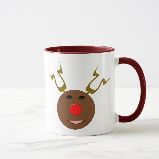 Taza CiberNavidades de renos Mug (Derecha)