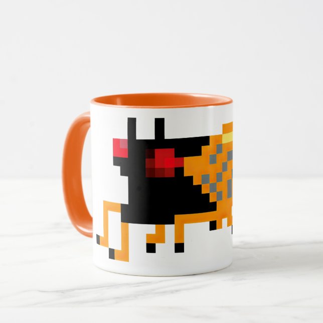 Taza Cicada Mania Pixel Cicada mug (Anverso izquierdo)