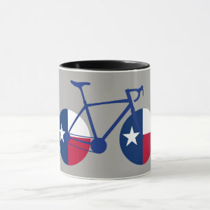 Taza Ciclismo de bandera de Texas