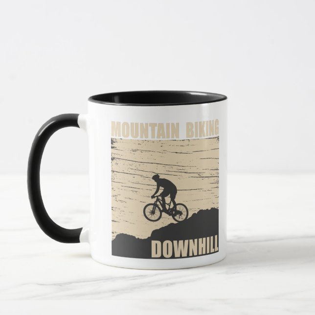 Taza Ciclismo de montaña cuesta abajo (Izquierda)