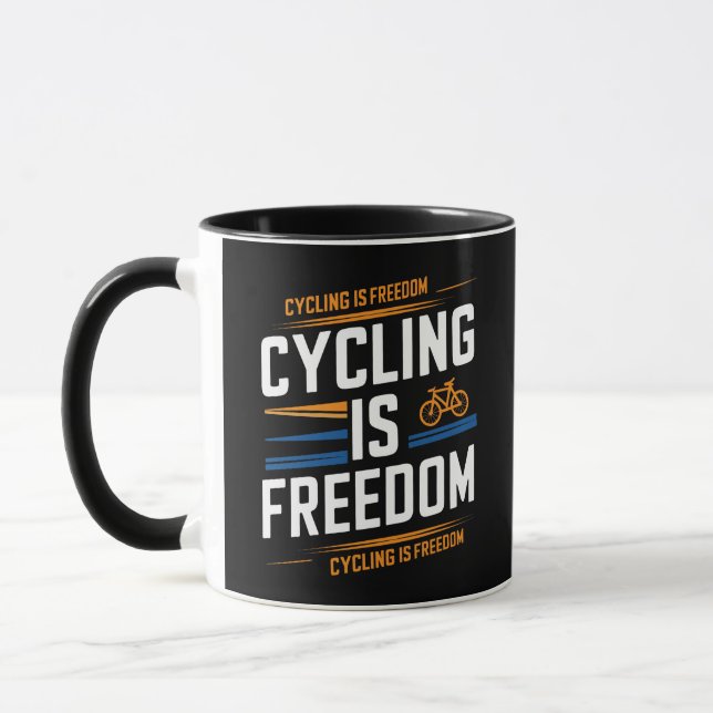 Taza Ciclismo es libertad (Izquierda)