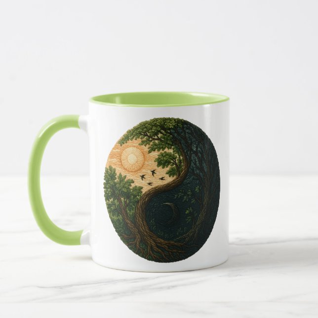 Taza Ciclo Eterno: El equilibrio de la naturaleza (Izquierda)