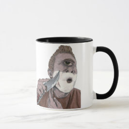 Taza Cíclopes griegos abundan con fantasía de arte café