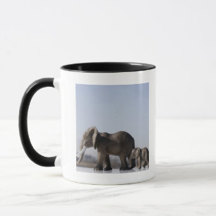 Taza Cielo azul del origen familiar del elefante