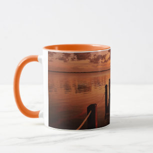 Taza Cielo de la puesta del sol
