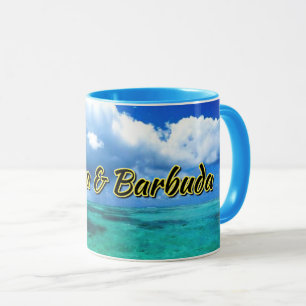 Taza Cielo marino de Antigua y Barbuda