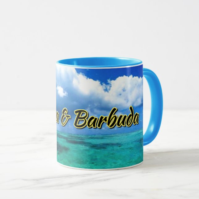 Taza Cielo marino de Antigua y Barbuda (Anverso derecho)