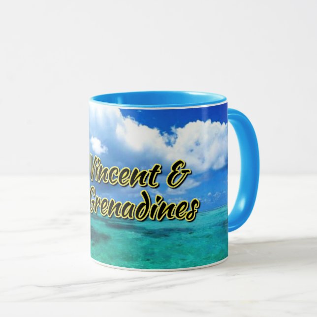 Taza Cielo marino de San Vicente y las Granadinas (Anverso derecho)