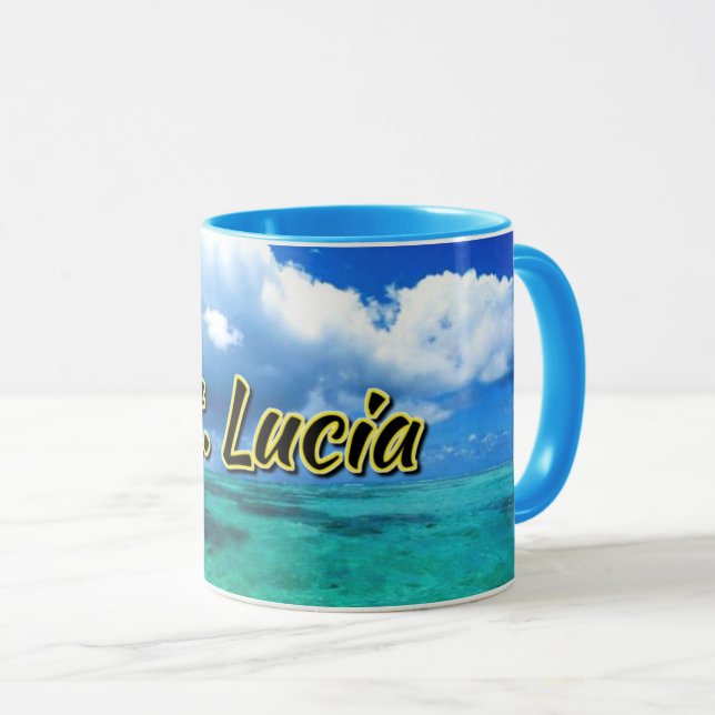 Taza Cielo marino de Santa Lucía (Anverso derecho)
