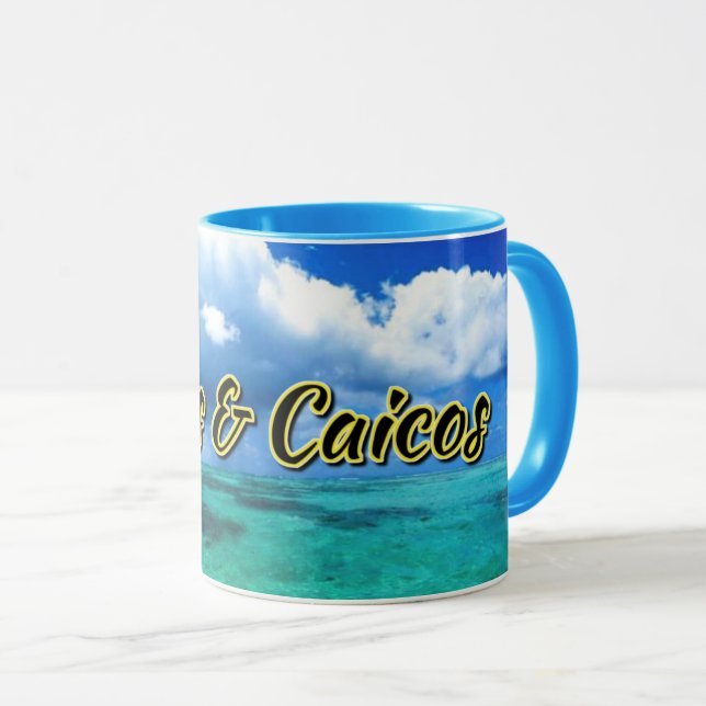 Taza Cielo marino de Turcas y Caicos (Anverso derecho)