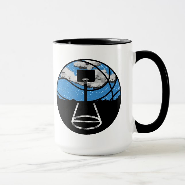 Taza Cielo Nocturno de Baloncesto (Derecha)