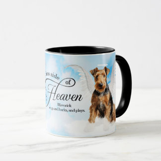 Taza Cielo personalizado para el Terrier de Airedale Me