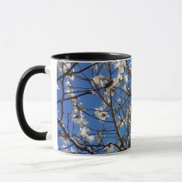 Taza Cielos azules y música en flor