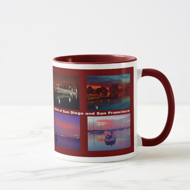 Taza Cielos de San Diego y San Francisco (Derecha)