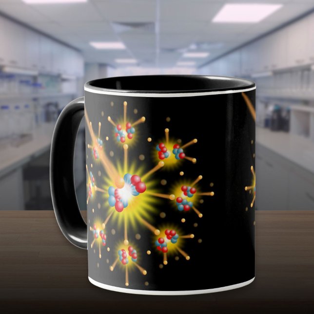 Taza Ciencia de la fisión nuclear (Nuclear Fission Science Mug)