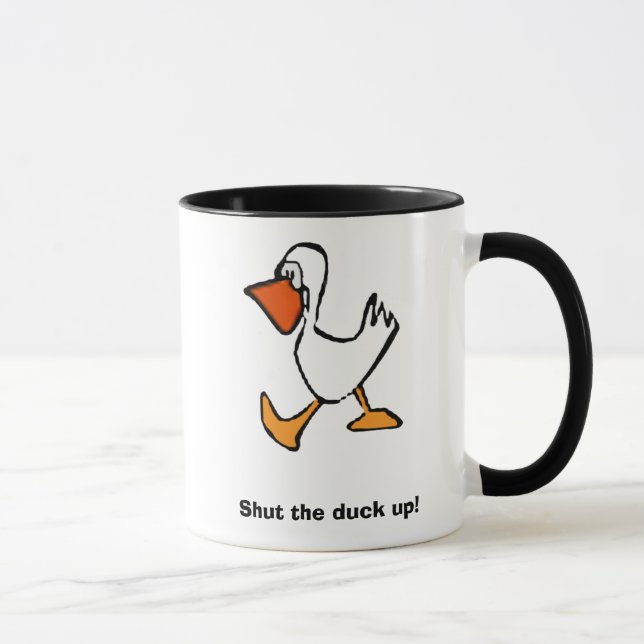 Taza ¡Cierre el pato! (Derecha)
