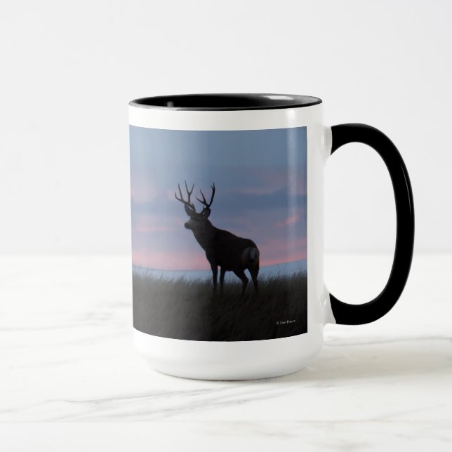 Taza Ciervo Mula D3 al Amanecer (Derecha)