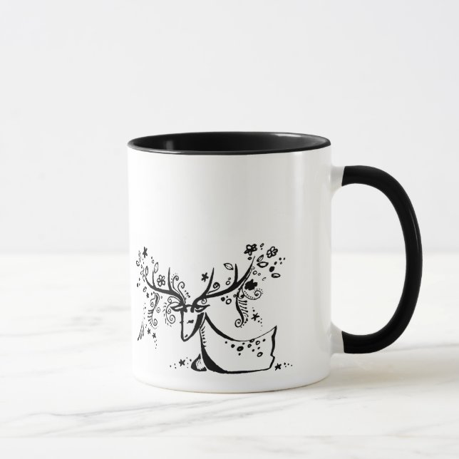 Taza Ciervos del árbol (Derecha)
