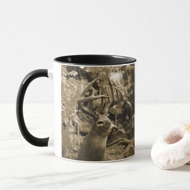 Taza Ciervos del trofeo (Con donut)