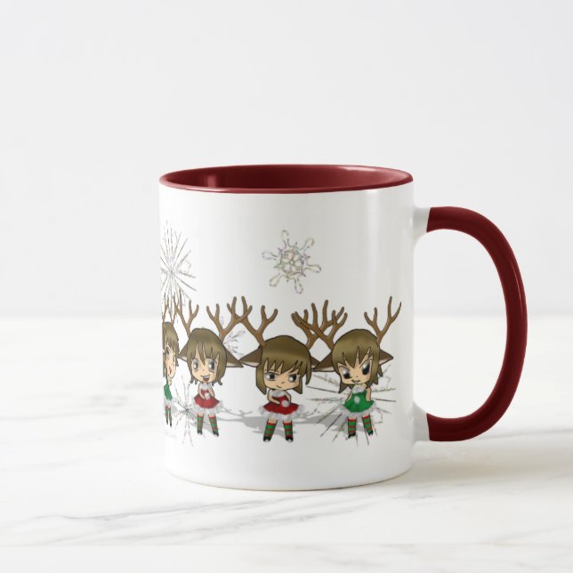 Taza Ciervos todos de Chibi (Derecha)