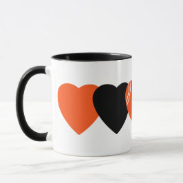 Taza Cincinnati Bengals Football Heart Design