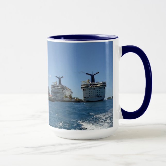 Taza Cinco buques de crucero (Derecha)