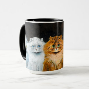 Taza Cinco gatos de Louis Wain