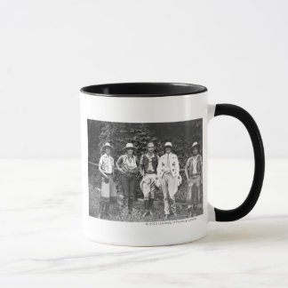 Taza Cinco mujeres en el rancho de tipo