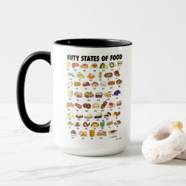TAZA CINCUENTA ESTADOS DE ALIMENTOS EE.UU.