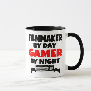 Taza Cineasta por jugador de día por noche