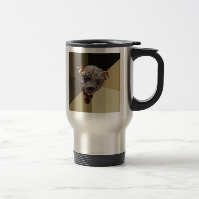 Taza cínica de encargo del viaje del perro (Derecha)