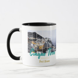 Taza Cinque Terre Manarola Riomaggiore cosecha italiana
