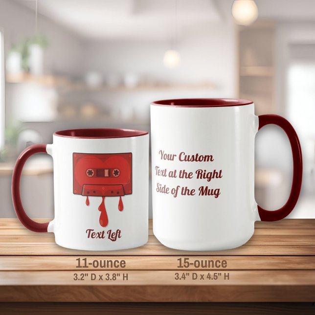 Taza Cinta de café de corazón rojo (Subido por el creador)