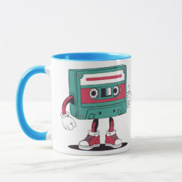 Taza Cinta de cassette retro.
