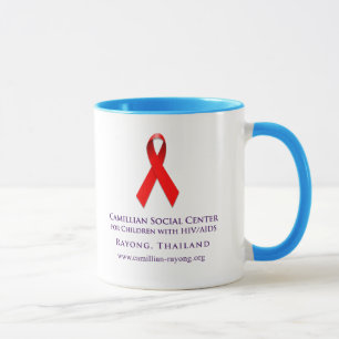 Taza Cinta del SIDA (taza)