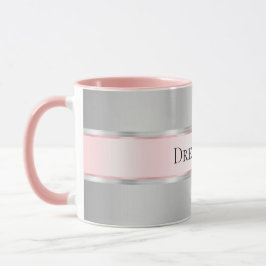 Taza Cinta rosa Rubor Glam Silver