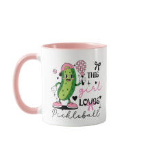 Cinta y Corazones de Chica Personalizada de Pickle