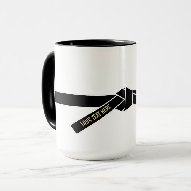Taza Cinturón negro personalizable (Kuro-obi) (Anverso izquierdo)