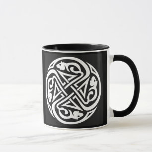 Taza Círculo céltico doble de la rata