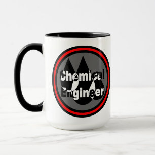 Taza Círculo de caídas de ingeniero químico