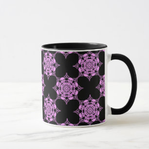 Taza Círculo de cráneo rosado
