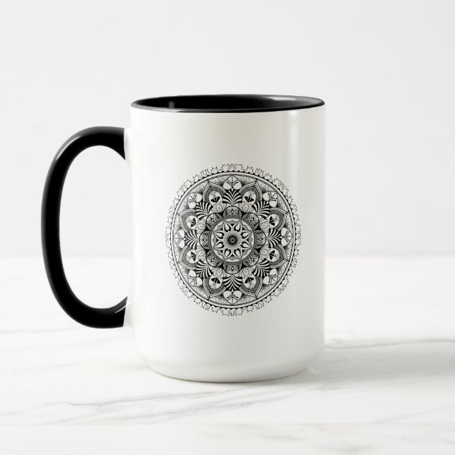 Taza Círculo de la mandala (Izquierda)